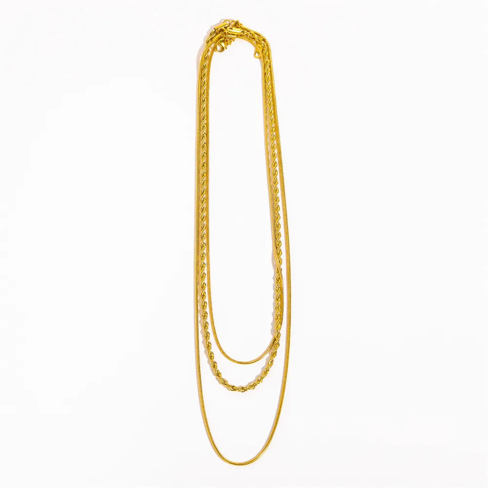 Layered Gold Necklace