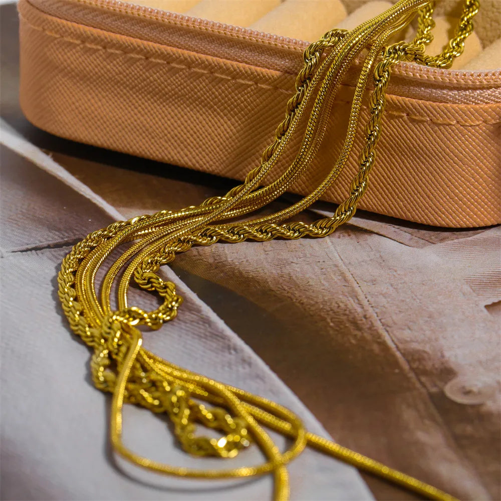 Layered Gold Necklace