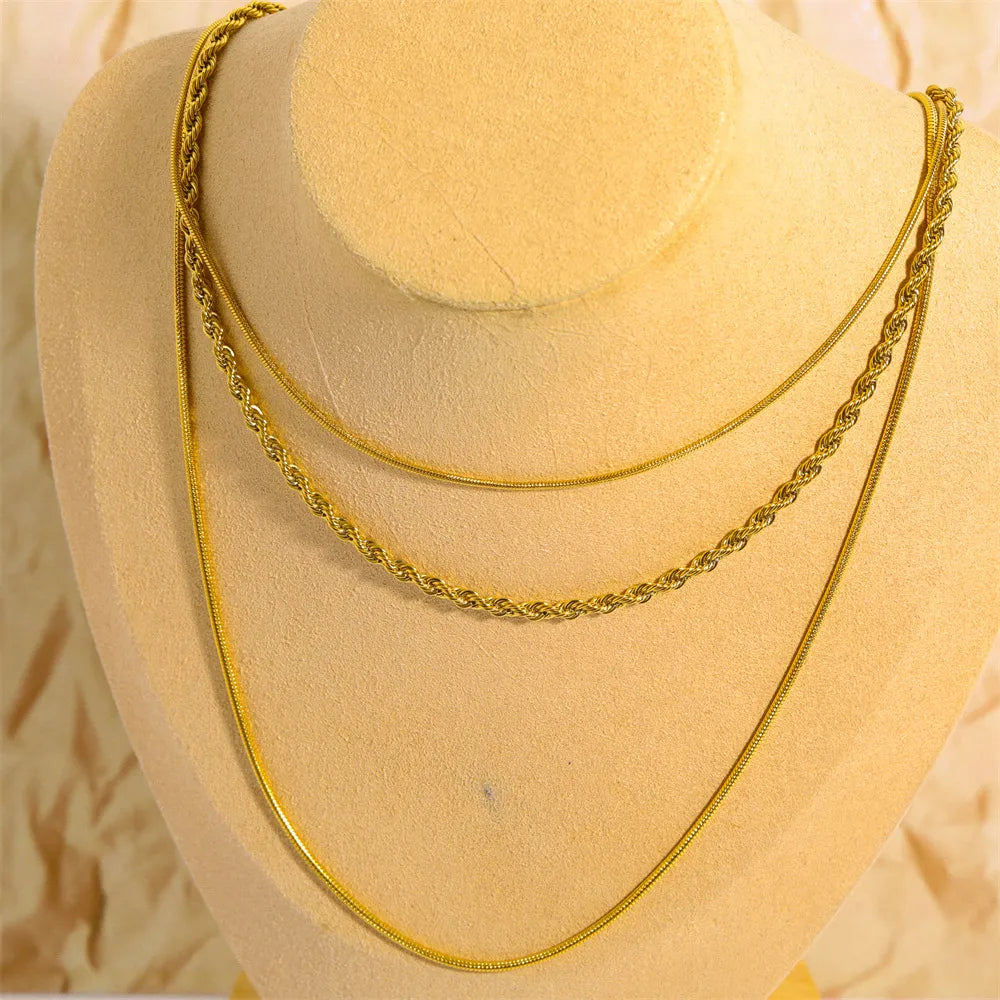 Layered Gold Necklace